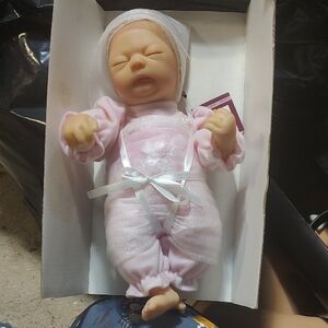 Tiny Ashlyn Baby Doll in Pink Outfit